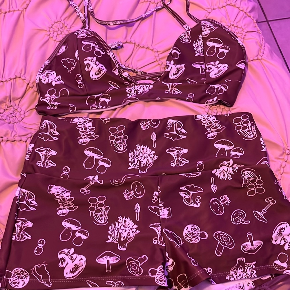 mushroom bikini set